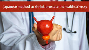 Japanese Method to Shrink Prostate TheHealthStrive.xy